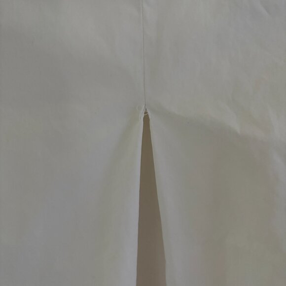 Khaite Cotton Crop Blouse White XS S - Picture 12 of 12